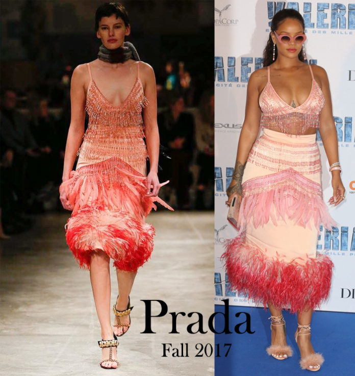 Rihanna’nın Paris Prömiyeri Stili : Prada